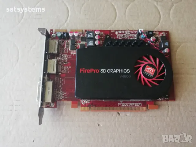 Видео карта AMD FirePro V4800 1024MB GDDR5 128bit PCI-E , снимка 1 - Видеокарти - 48078007