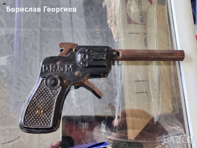 Ламаринена играчка детски пистолет, снимка 7 - Колекции - 46156723