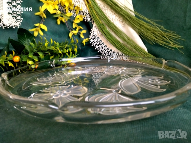 Тортиера матирани цветя, снимка 2 - Чинии - 52800567