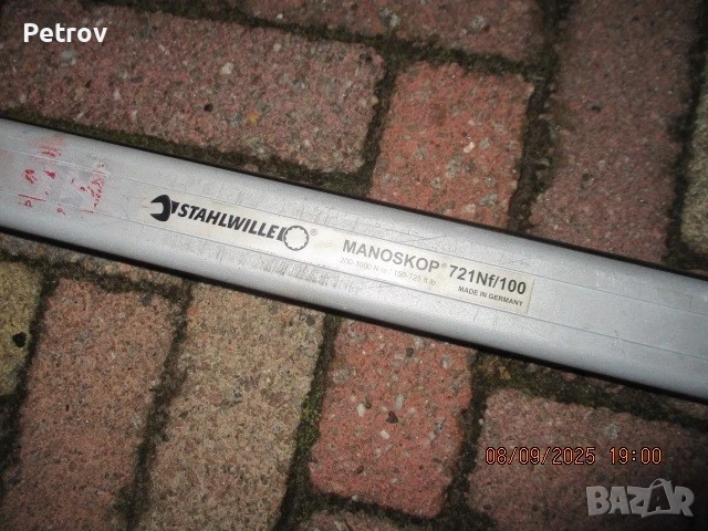 STAHLWILLE - MANOSKOP 721Nf/100 - MADE IN GERMANY - 3/4" PROFI Динамометричен Ключ 200 - 1000 Nm !!!, снимка 2 - Ключове - 51992572