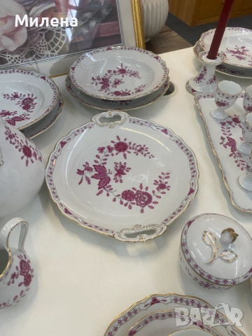 HUTSCHENREUTHER Germany Linderhof Сервиз 53 части , снимка 3 - Сервизи - 54279404