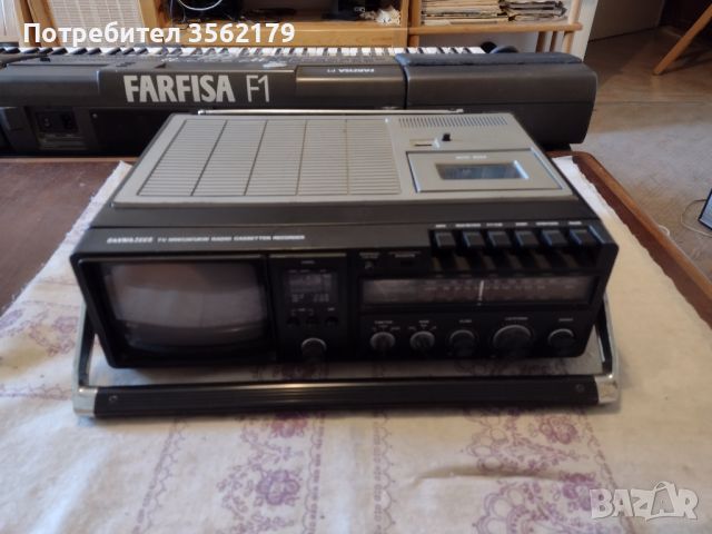 Радиокасетофон с телевизор Sanwa, снимка 9 - Радиокасетофони, транзистори - 46418356