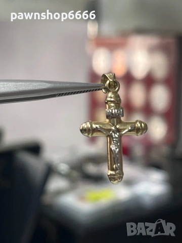 Златна висулка 14 карата 1,20 грама 