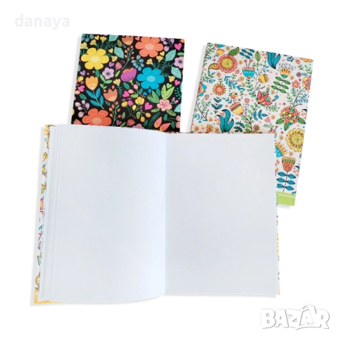6011 Бележник Тефтер Скицник за рисуване и писане, цветни твърди корици, 80 листа, А5, снимка 2 - Ученически пособия, канцеларски материали - 51776244