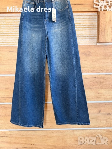 Страхотни дънки висока талия с ластик Tommy Hilfiger.СМ Л размер, снимка 5 - Дънки - 53853943