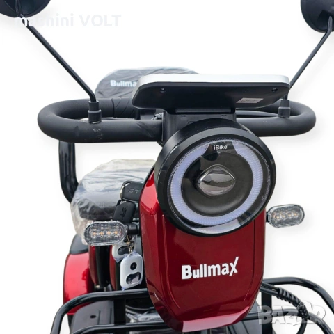 Електрическа четириколка BULLMAX A9, рекуперация, магнитна спирачка, 1500W, 48V/20Ah, снимка 6 - Велосипеди - 53202157