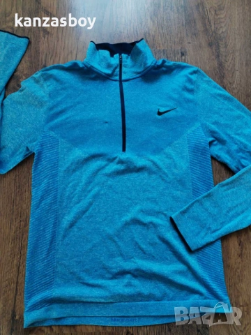 Nike Golf Flex Knit 1/2 Zip Top - мъжка еластична блуза С, снимка 5 - Блузи - 53579710