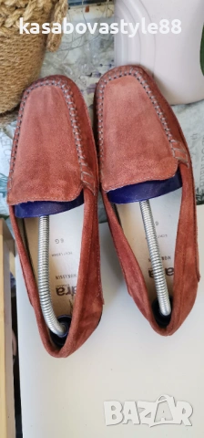 Мокасини Аra 38.5н.Естествена велур , снимка 4 - Дамски ежедневни обувки - 54138596