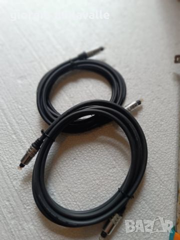 2 оптични кабела, снимка 1 - Кабели и адаптери - 45804761