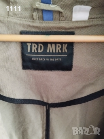 Милитари тренчкот голям размер., снимка 4 - Палта, манта - 51759987