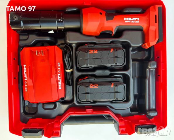 Hilti NPR 32-22 Nuron - Акумулаторна преса за фитинги неразличим от нов!, снимка 2 - Други инструменти - 46642831