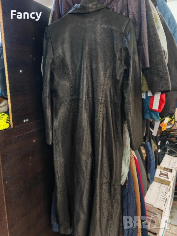 Дълго. дамско кожено манто, снимка 8 - Палта, манта - 51962029