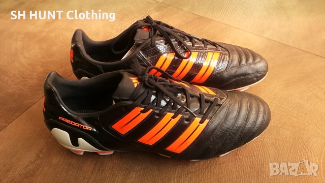 Adidas PREDATOR Footbal Boots Leather размер EUR 47 1/3 / UK 12 бутонки естествена кожа 14-12-S, снимка 2 - Футбол - 52639999