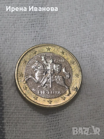 Колекционерска монета 1€ Литва 2015