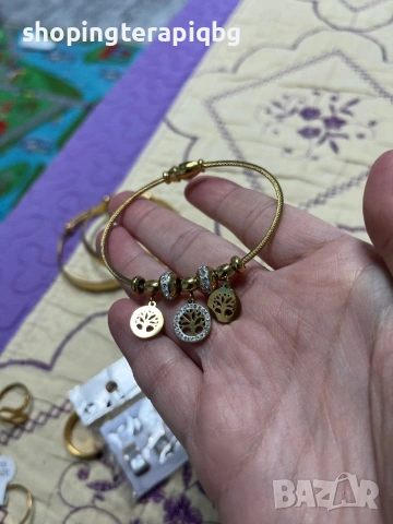 Лот нови бижута от неръждаема стомана , снимка 13 - Бижутерийни комплекти - 53946922