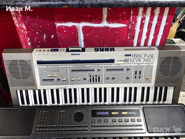два синтезатора GEM и KORG , снимка 2 - Синтезатори - 52719125