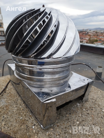 Шапка за комин въртяща инокс Ф 300, снимка 2 - Други стоки за дома - 52484803