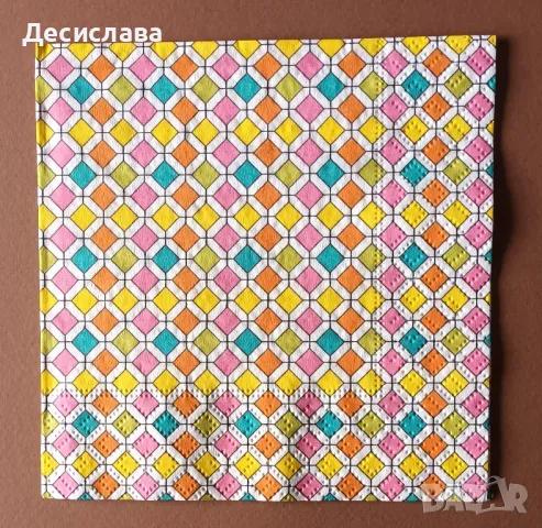 Малки салфетки за декупаж на бройка, снимка 4 - Други - 49689475