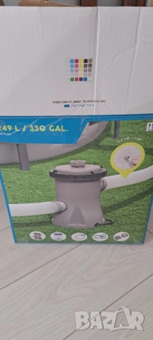 Филтърна помпа предназначена за пречистване на водата в басейните, снимка 1