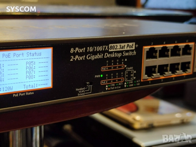 PLANET FGSD-1022VHP мрежов POE суич, снимка 10 - Суичове - 51981275