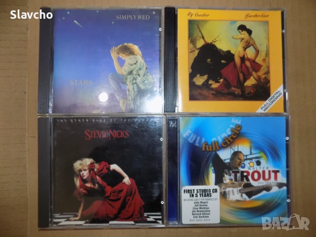 Компакт дискове на-Simply Red–Stars/Ry Cooder/Stevie Nicks The Other Side of the Mirror/Walter Trout