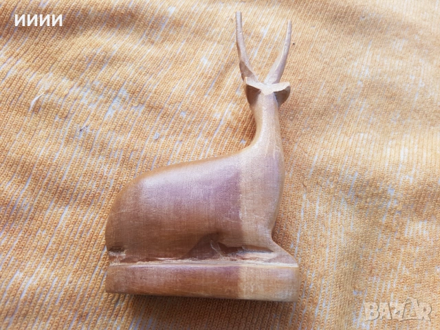 Статуетка фигурка Антилопа коза, снимка 3 - Антикварни и старинни предмети - 53865704