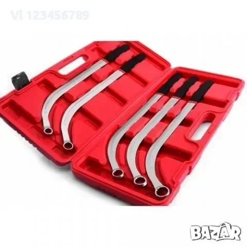 Комплект ключове за клинов и зъбчат ремък Mar-Pol 5-части , снимка 4 - Ключове - 53847966