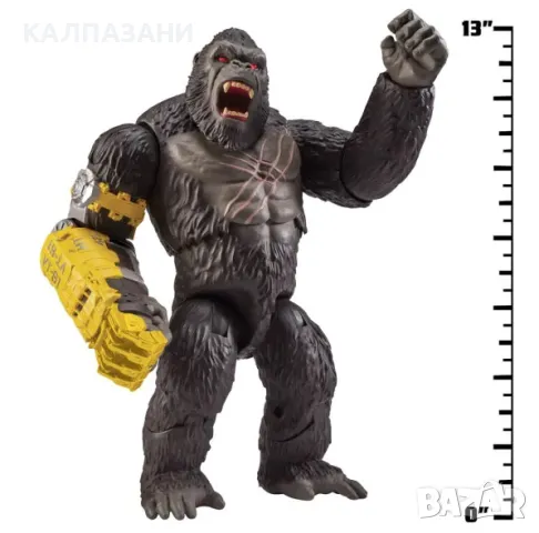 MONSTERVERSE GODZILLA x KONG Кинг Конг с Мега ръкавица и функция юмрук 35580XEU-01/35585 , снимка 6 - Фигурки - 46993417