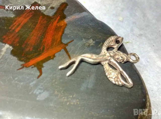 СРЕБЪРНА ФЕЯ СТАР ФИГУРАЛЕН СРЕБЪРЕН ПЕНДАНТ СРЕБРО ВИСОКА ПРОБА ХУДОЖЕСТВЕНА РЪЧНА РАБОТА 42289, снимка 2 - Антикварни и старинни предмети - 49734059