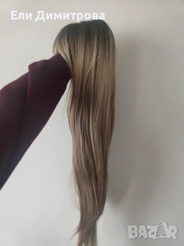 Дълга перука за 15€. Омбре с бретон, дължина 80см 