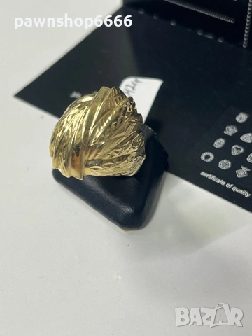 Златен пръстен 14К, снимка 2 - Пръстени - 53271573