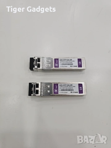 XZSNET 10GBASE-SR SFP+ модул 10Gb LC мултимодулен трансивър 2 броя, снимка 7 - Друга електроника - 54224585