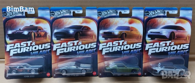 Колички Hot Wheels VINTAGE / Хот Уилс Бързи и яростни - 9 модела / 022, снимка 8 - Коли, камиони, мотори, писти - 53146286