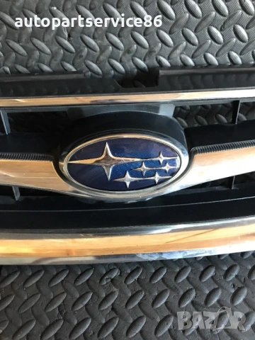 Предна решетка за броня, черна с хром, за Subaru Legacy Estate (2008) 91121AG150, снимка 2 - Части - 54217754