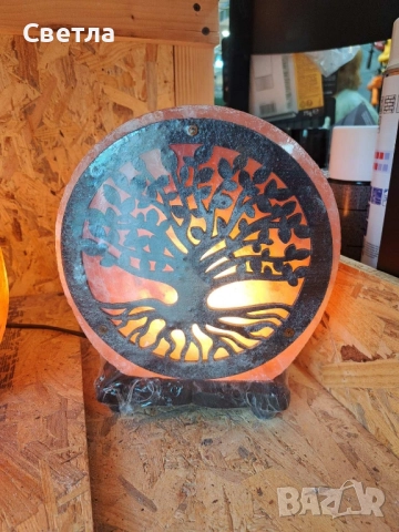 Лампа от хималайска сол, снимка 10 - Настолни лампи - 31138058