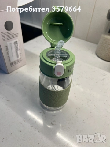 Детски стъклени бутилки със сламка, снимка 6 - Прибори, съдове, шишета и биберони - 53829324