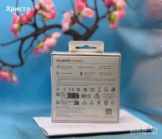 НОВО!!! Слушалки Sport Open-Ear Huawei FreeArc, True Wireless, Bluetooth, AI Call Noise Cancellation, снимка 3 - Bluetooth слушалки - 53481247