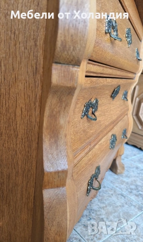 Дъбов скрин Чипъндейл, снимка 10 - Скринове - 53782636