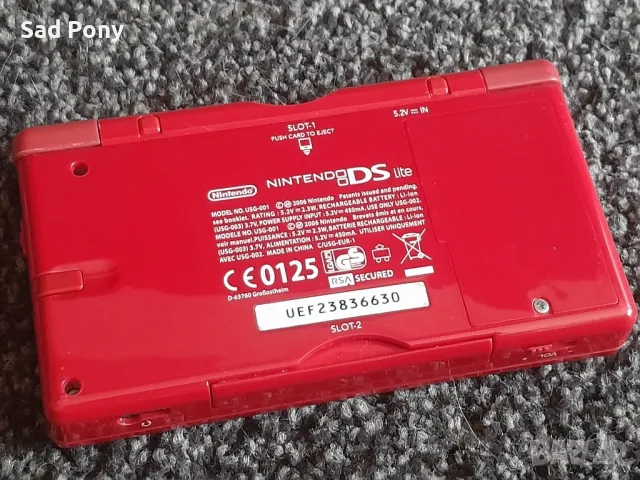 Nintendo DS lite Red конзола , снимка 2 - Игри за Nintendo - 47663932