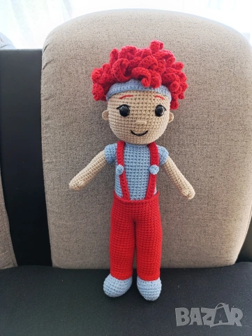 Мечето Падингтън и плетени куклички, снимка 7 - Кукли - 45955789