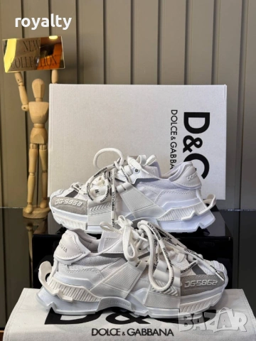 Dolce & Gabbana Нови Бели Дамски Маратонки 