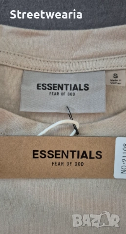 Essentials тениска (Apricot), снимка 2 - Тениски - 54169043