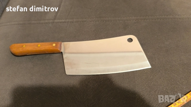 Сатър  за месо 19 см, Киви, неръждаема стомана, дървена дръжка, снимка 12 - Други - 51778713