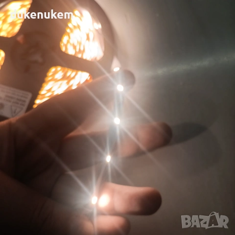 LED светлинна лента 10 м – топло бяла, димируема, IP20, снимка 10 - Лед осветление - 53163267