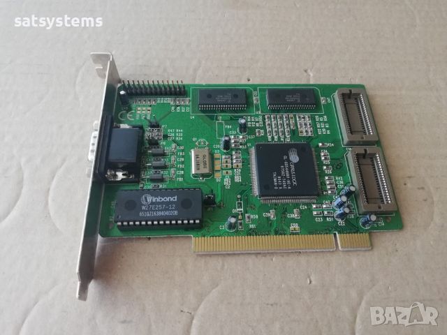 Видео карта Cirrus Logic CL-GD5446BV 1MB PCI, снимка 5 - Видеокарти - 46541055