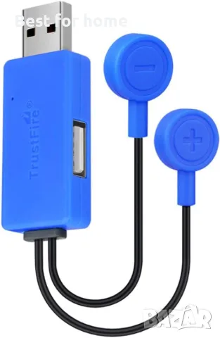 Магнитно USB зарядно за литиево-йонна батерия и мобилен телефон, снимка 6 - Безжични зарядни - 49920751