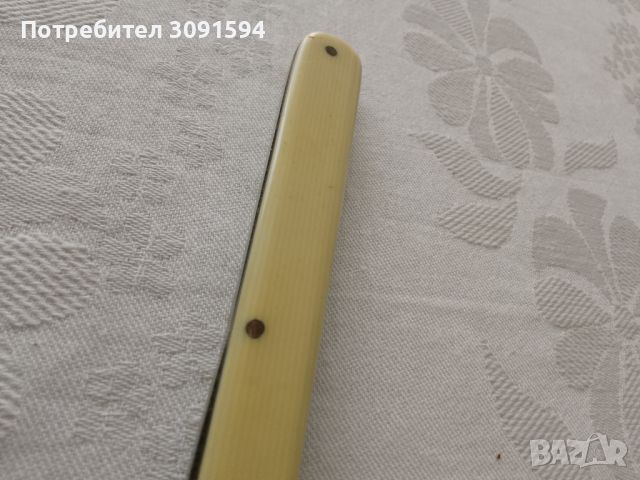 Стар нож за дегустация със слонова кост , снимка 6 - Антикварни и старинни предмети - 45608820