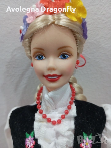 Колекционерска кукла Барби Dolls of the world Polish Barbie, снимка 3 - Кукли - 53759928
