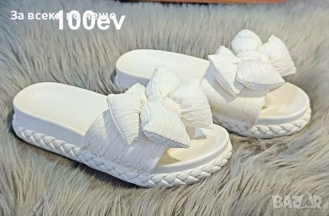 Нежни дамски чехли на лека платформа от 36 до 41 номер - 3 налични цвята, снимка 6 - Чехли - 45918182