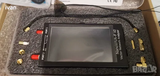 намаление -A-A-2 NanoVNA-F V2 векторен мрежов анализатор , снимка 3 - Мрежови адаптери - 50020996